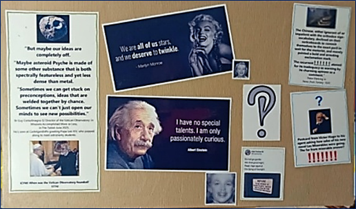 A board with pictures of people on it

AI-generated content may be incorrect.